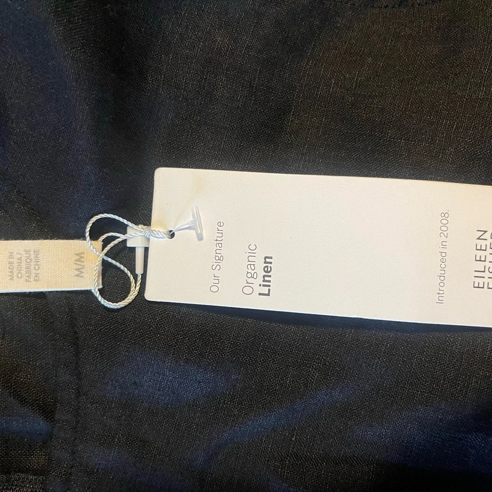 Eileen Fisher Organic Linen Short Romper - Picture 8 of 8